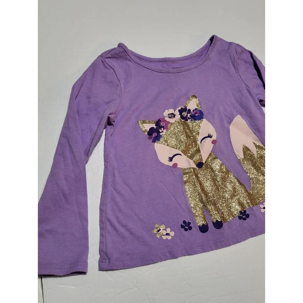 (#9) The Childrens Place Long Sleeve Shirt Size  Toddler 2T Purple